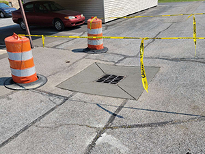 Indianapolis IN Water Drain Paving
