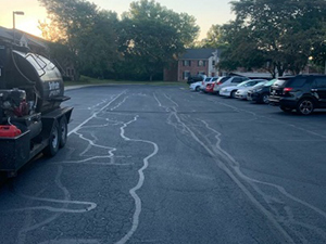 Parking Lot Crack Filling Indiana